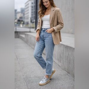 Frye Lena Platform Sneakers Shoes Womens Size 10 Silver Gunmetal Leather Zip Up